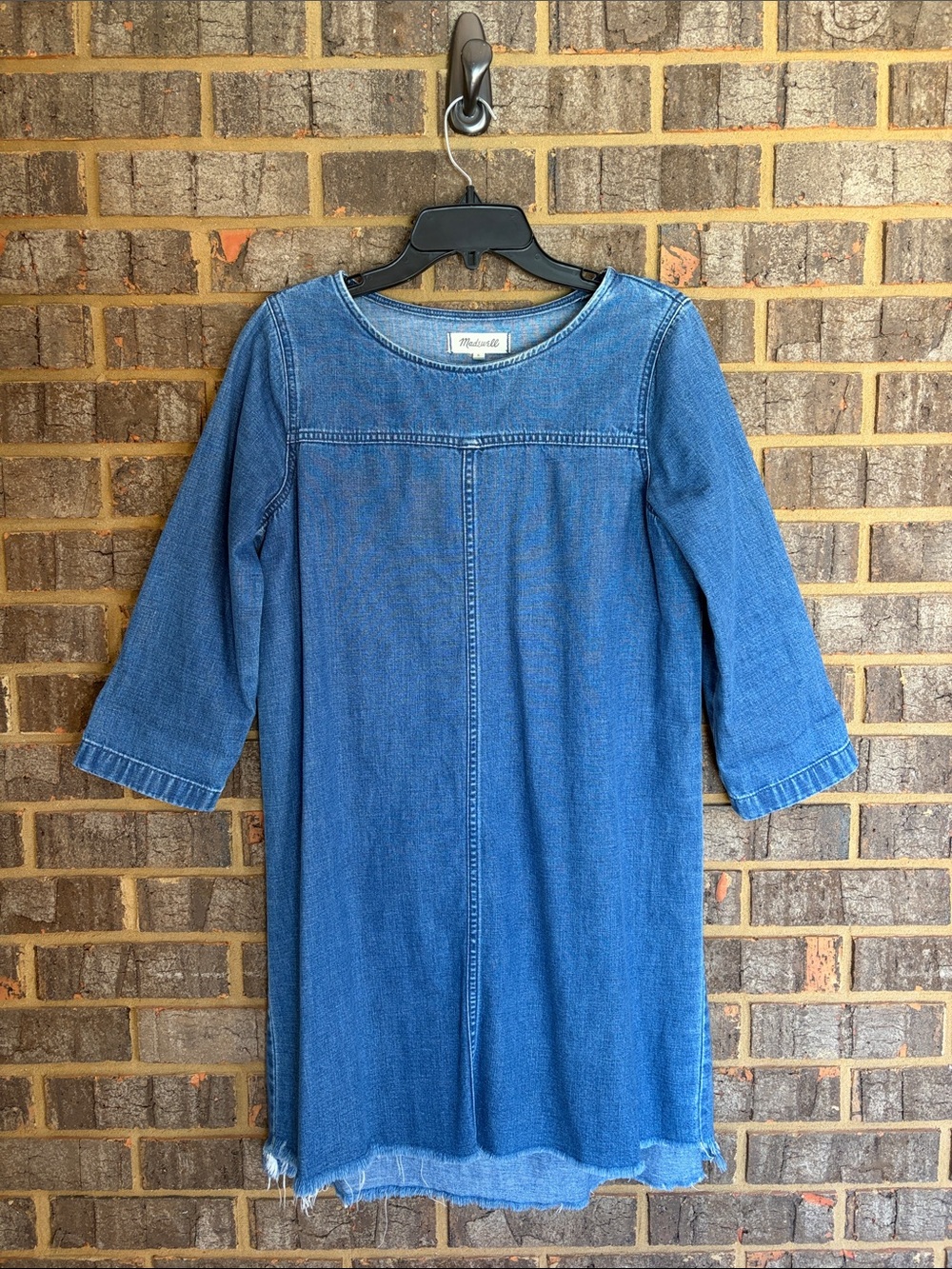 Madewell Blue Denim Shift Dress
